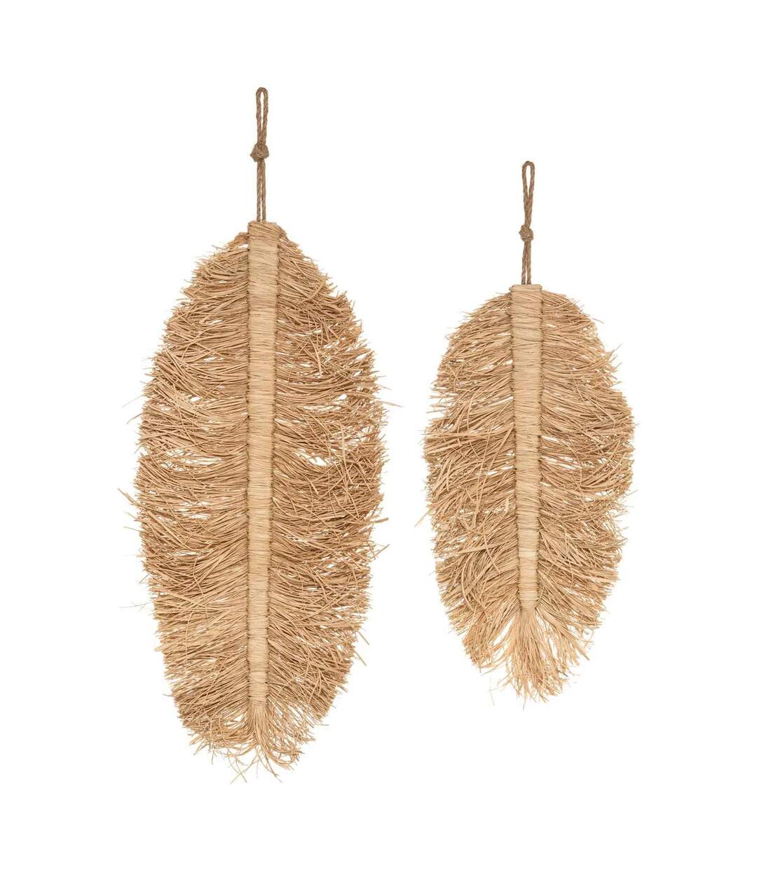 Décoration Murale Raphia Oasis 70cm Naturel-1