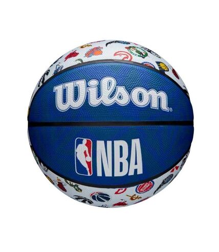 NBA - Ballon de basket TEAM TRIBUTE (Bleu / Blanc) (Taille 7) - UTRD2809