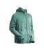 Mens Customised Hooded Fleece Jacket Light Forest Green Mascot-2