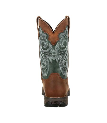 Bottes De Cowboy Lady Rebel Pro Femme Marron Vert Durango