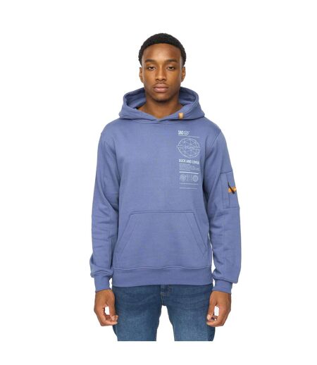 Mens Ashland Hoodie Denim Blue Duck And Cover