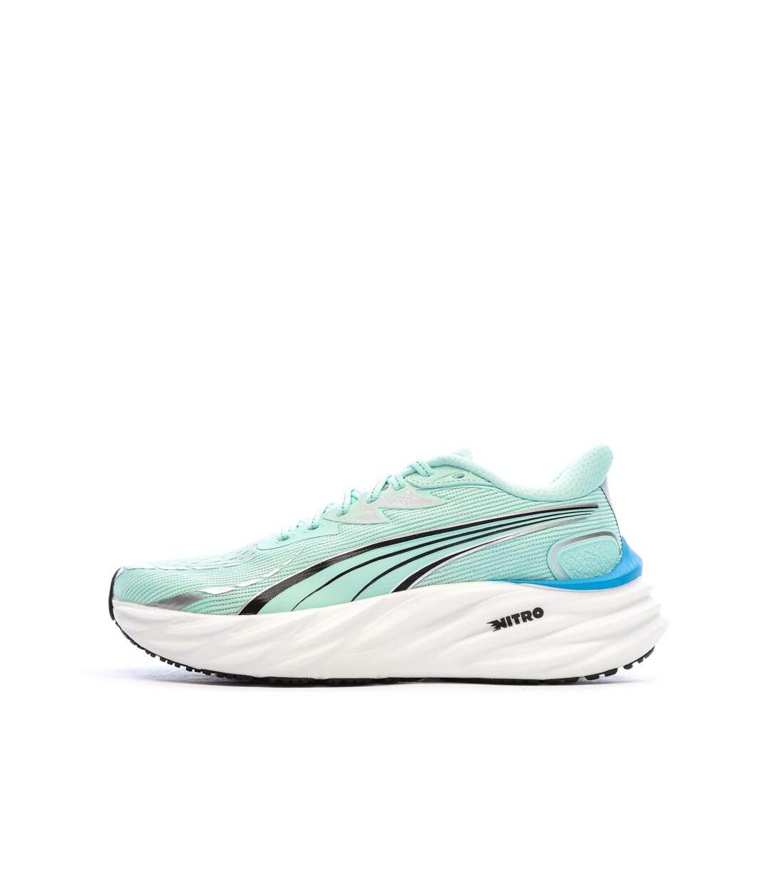 Baskets vertes femme puma velocity nitro 4-1