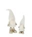 Statue Déco Lutin Plumes 58cm Beige-2