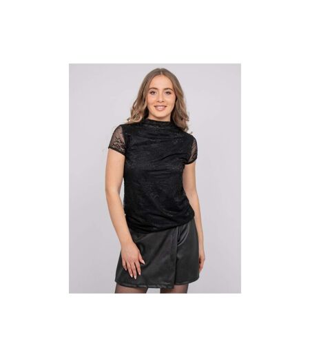 Top dentelle florale col montant FUTURA - Dona X Lisa