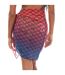 Paréo Femme Rouge Noir Bleu Off White-3