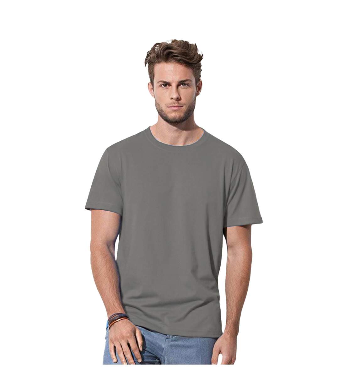 T-shirt bio homme gris foncé Stedman Stedman