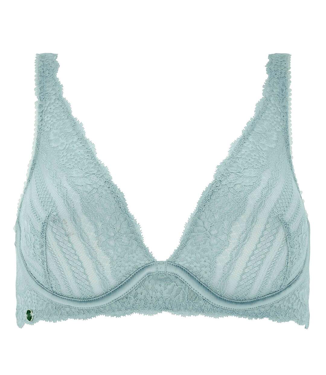 Soutien-gorge coques armatures vert Agapanthe-1