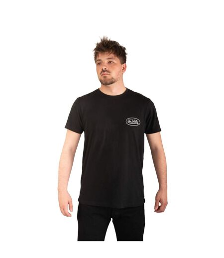 T-shirt homme col rond en jersey 140grm imprimé devant Log4 Vondutch