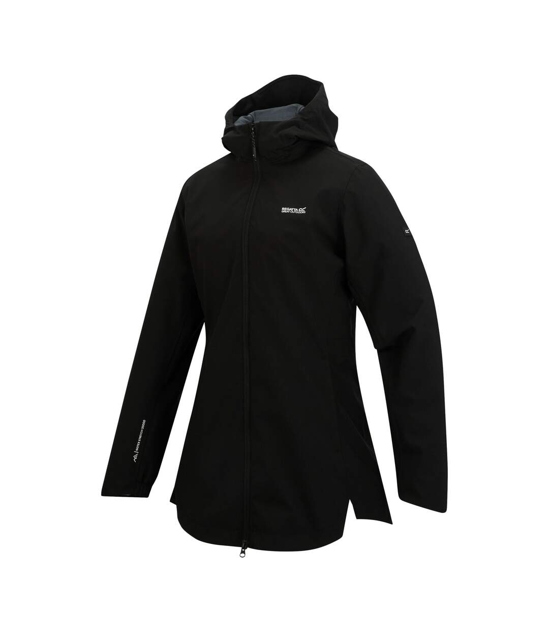 Womens/ladies Natalina Waterproof Jacket Black Regatta-4