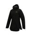Womens/ladies Natalina Waterproof Jacket Black Regatta-4
