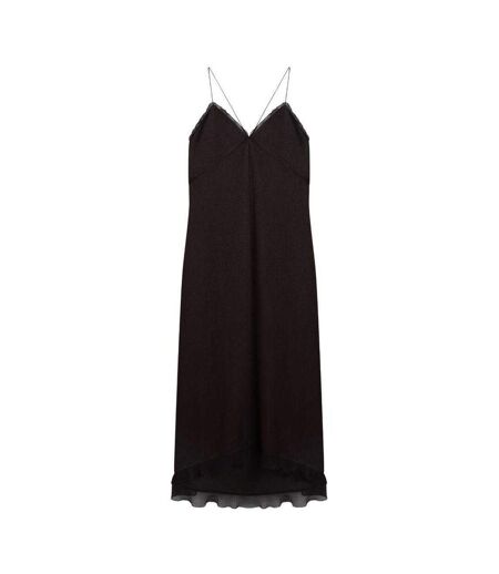 Robe À Bretelles Mylra Femme Noir Ted Baker