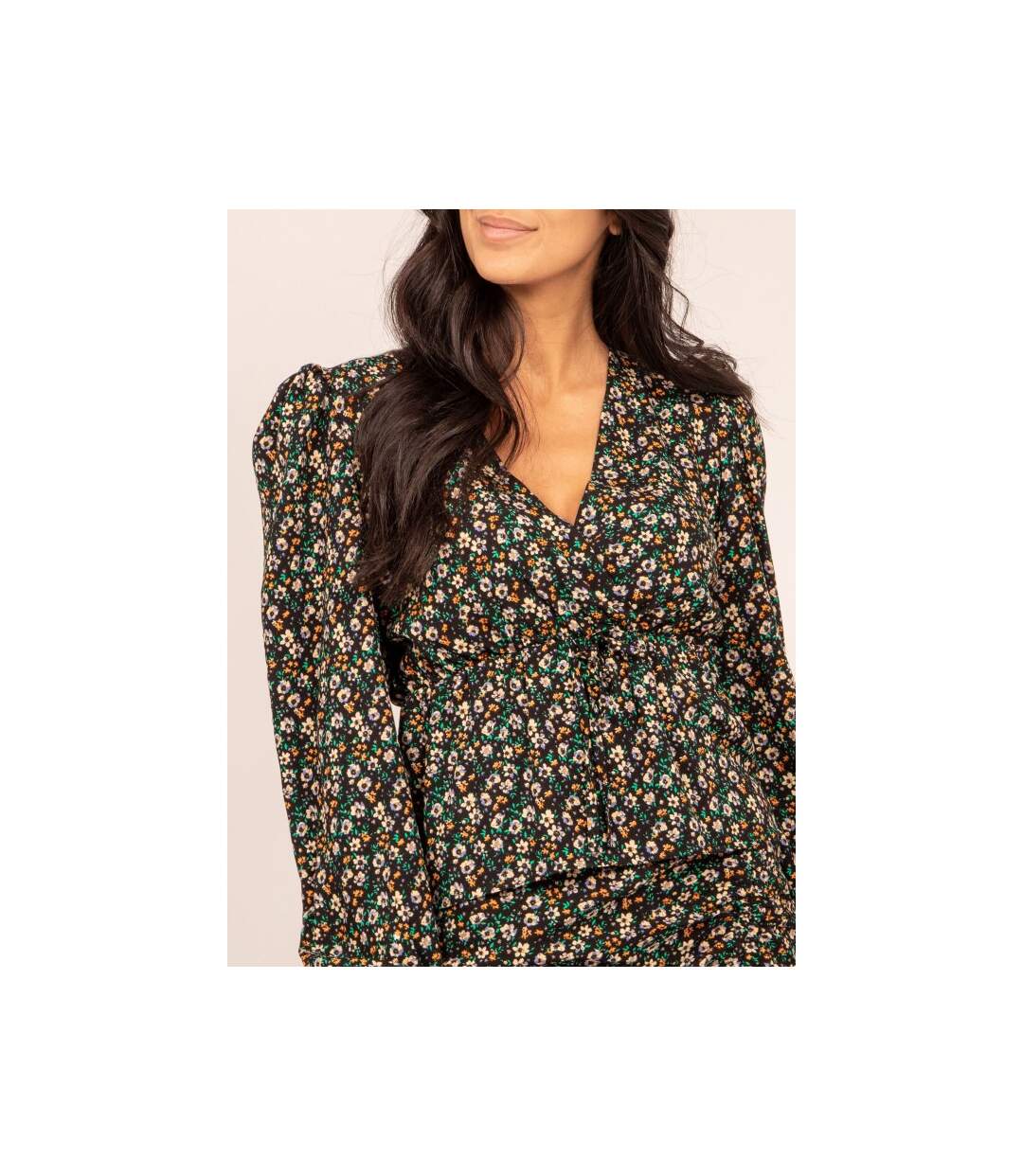 Blouse fluide motifs FERINE - Dona X Lisa-3