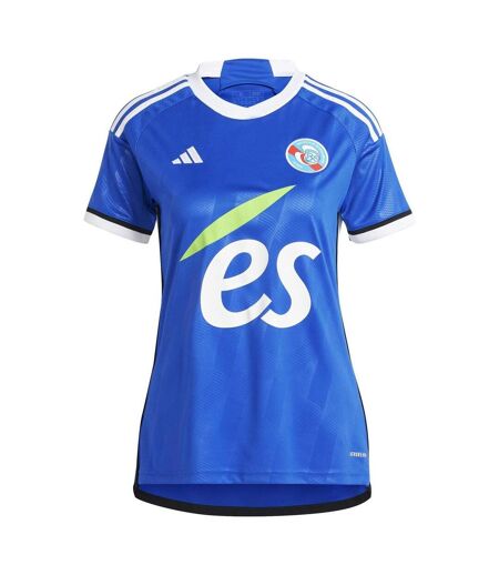 Maillot Domicile Motif/style Rc Strasbourg Femme Bleu Adidas