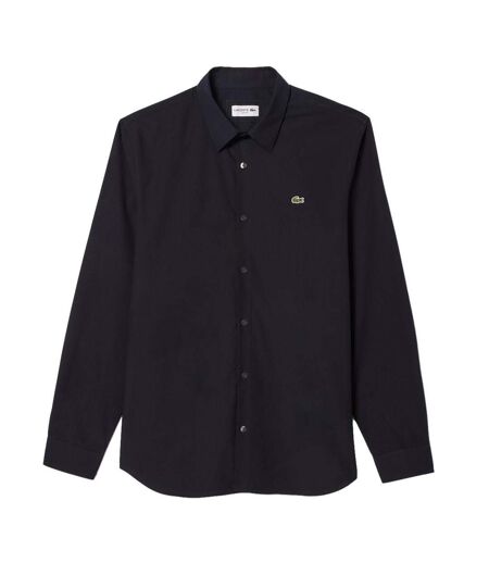 Chemise noir homme lacoste casual male