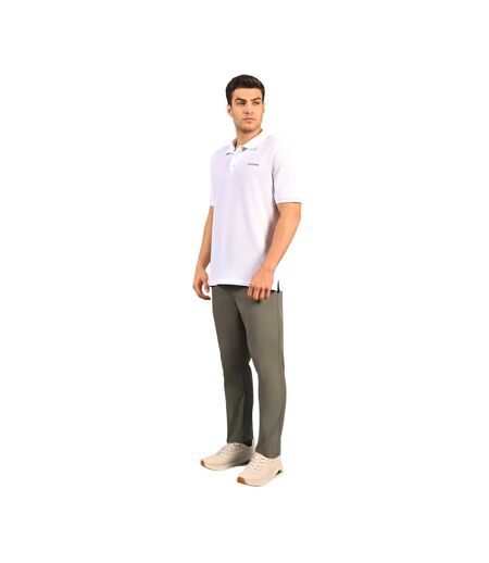 Mens downtown classic jogging bottoms olive/grey Skechers