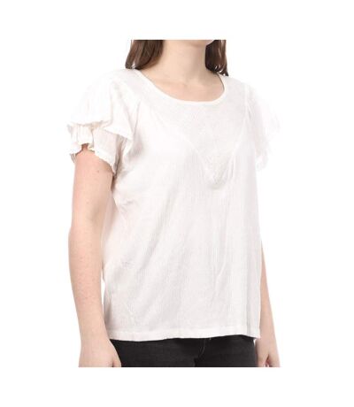 T-Shirt Blanc Femme Teddy Smith Deyla - M