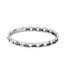 Mens Enamelled Link Bracelet One Size Silver Maserati-1