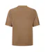 Mens Logo Knitted T-shirt Mocha Belier-3