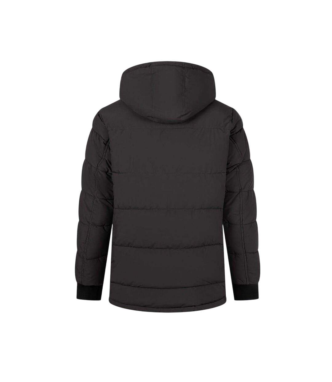 Mens Waterproof Padded Snug Fit Parka Charcoal Minoti-3