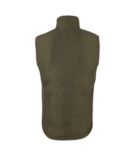 Mens Moleskin Technical Gilet Dark Olive Jack Pyke