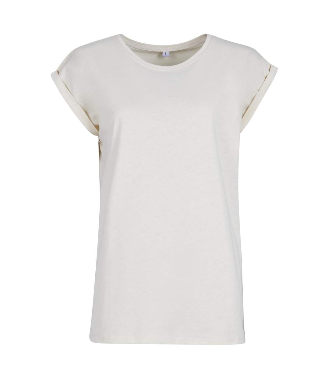 T-shirt Femme Sable Blanc Build Your Brand-1