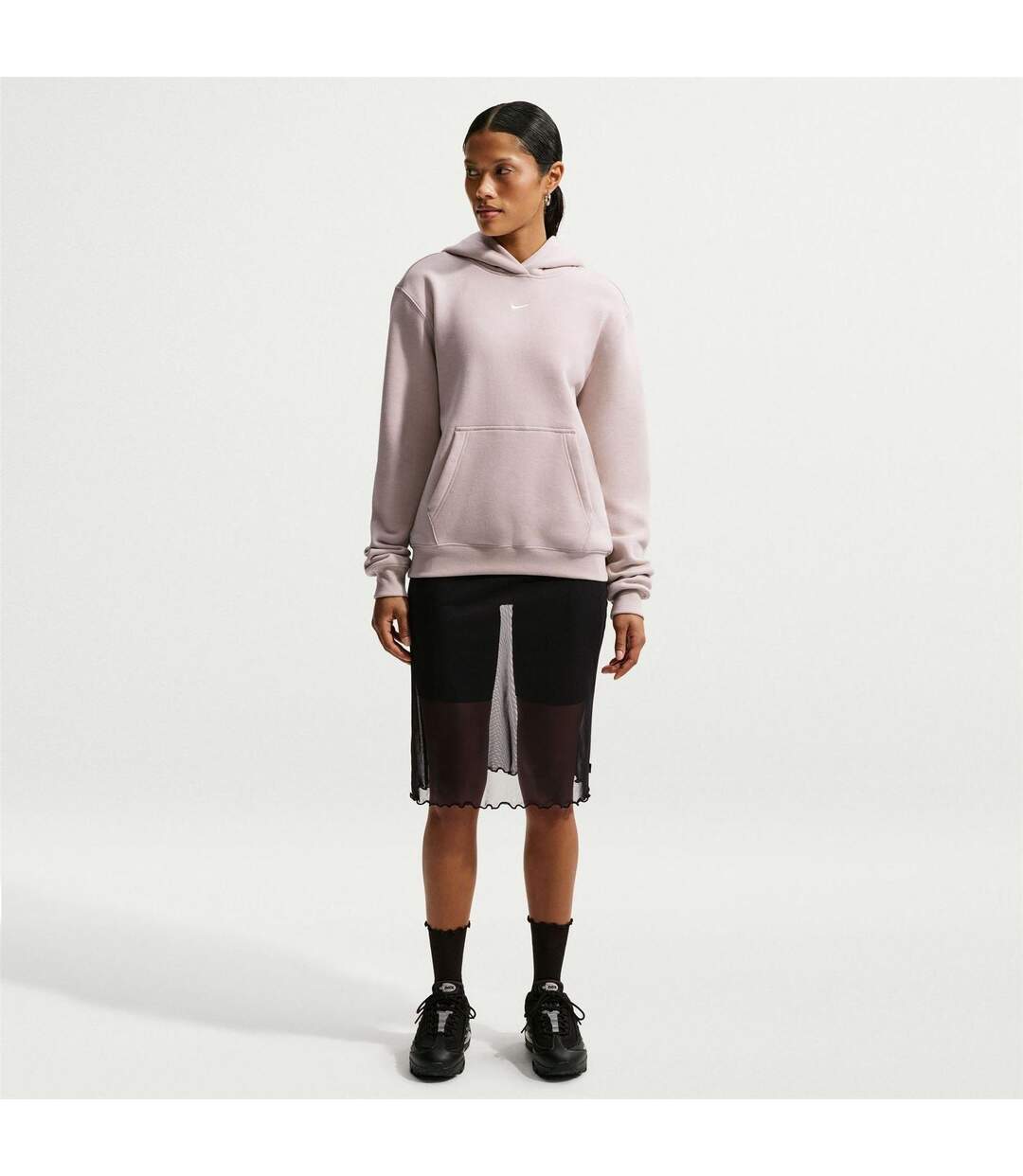 Sweat À Capuche Motif/style Phénix Femme Crème Nike-4