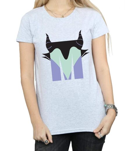 Disney - T-shirt ALPHABET M IS FOR MALEFICENT - Femme (Gris chiné) - UTBI14980