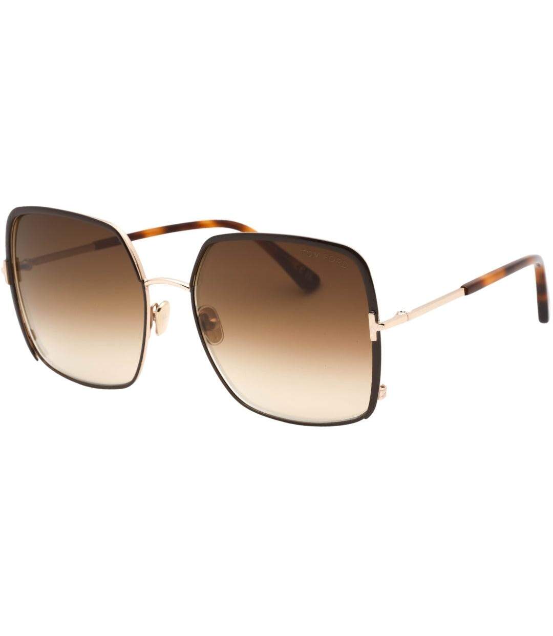 Mens Gradient Sunglasses One Size Brown Tom Ford-2