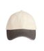 Casquette De Baseball Motif/style Rétro Adulte Naturel Vieux Marron Beechfield-3