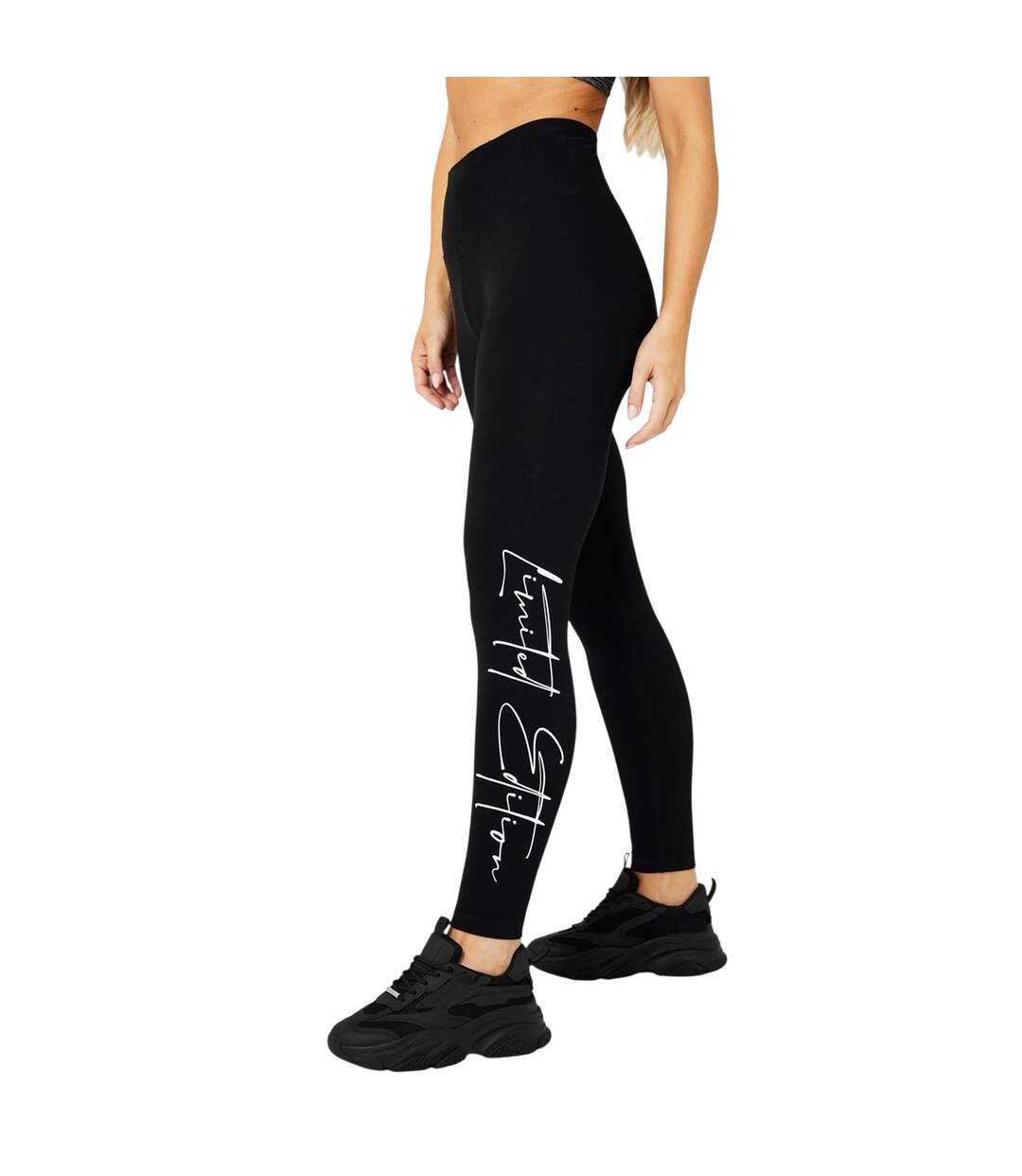 Legging Femme Noir Blanc Miso-3