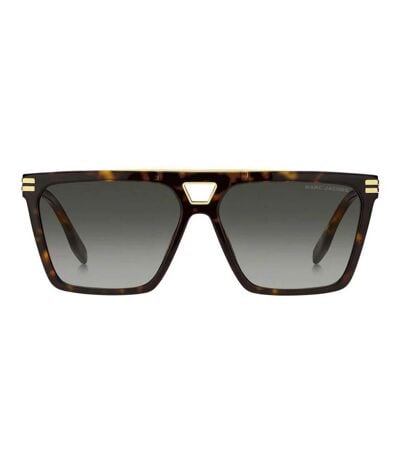 Lunettes De Soleil Motif/style Monture Carrée Homme Taille Unique Marron Sombre Marc Jacob