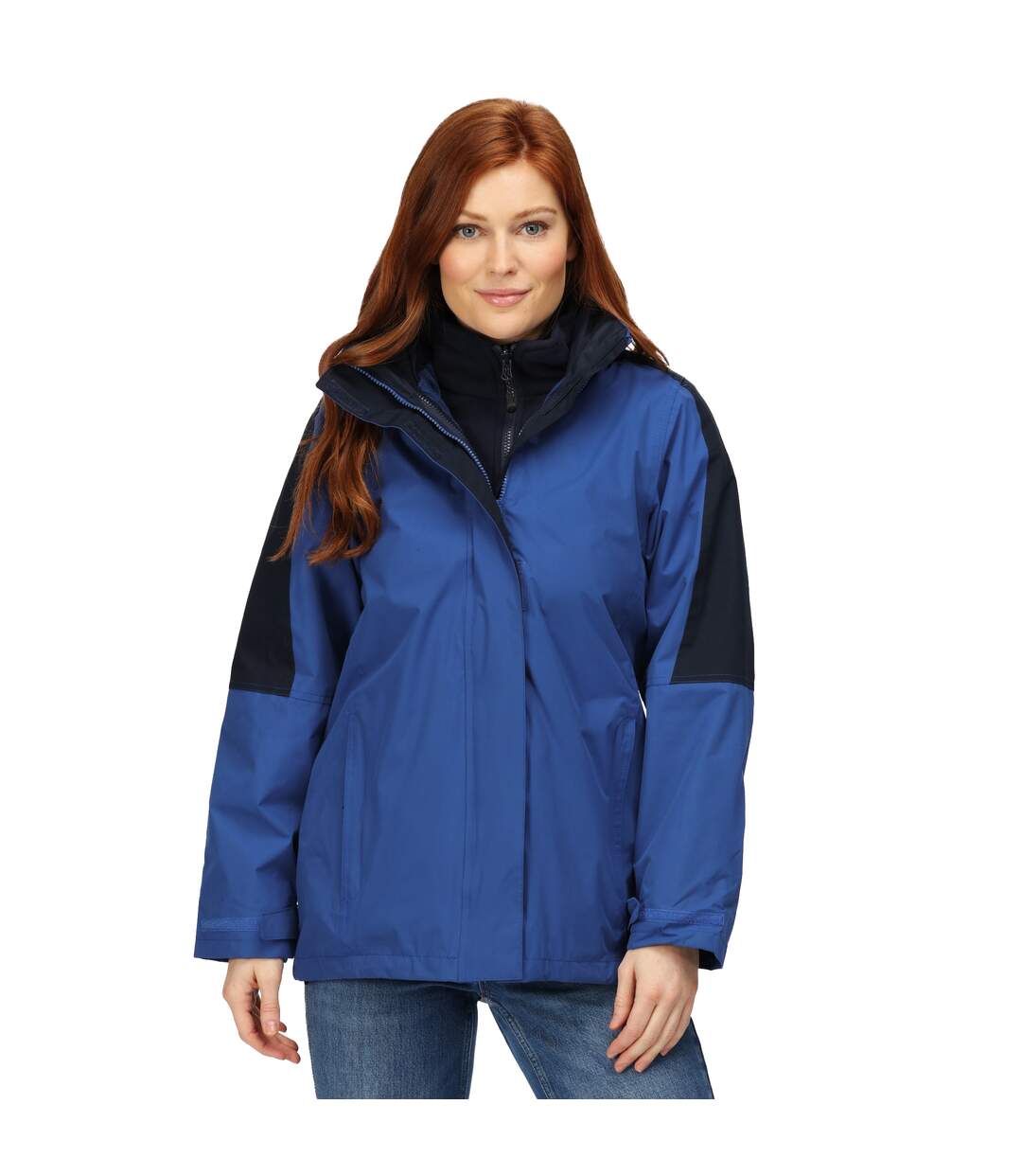 Veste Imperméable Femme Bleu Roi Bleu Marine Regatta Professional-1