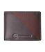 Punched Leather Wallet One Size Dark Brown Lambretta-1