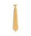 Premier Mens Fashion ”Colours” Work Clip On Tie (Gold) (One Size) - UTRW1163