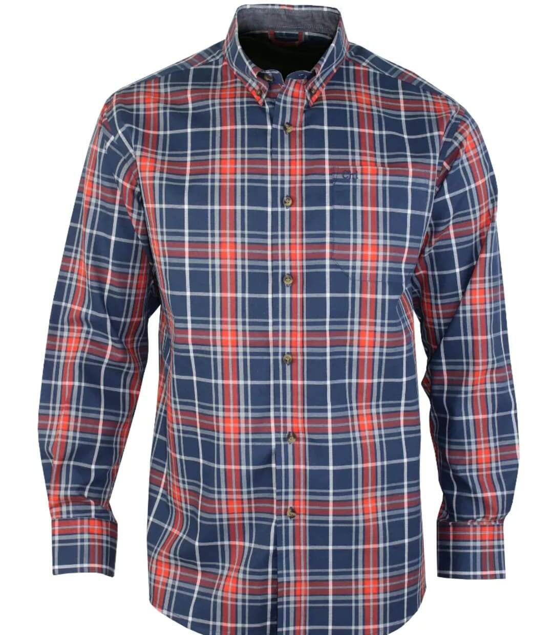 Chemise à carreaux manches longues TEMPETE1-1