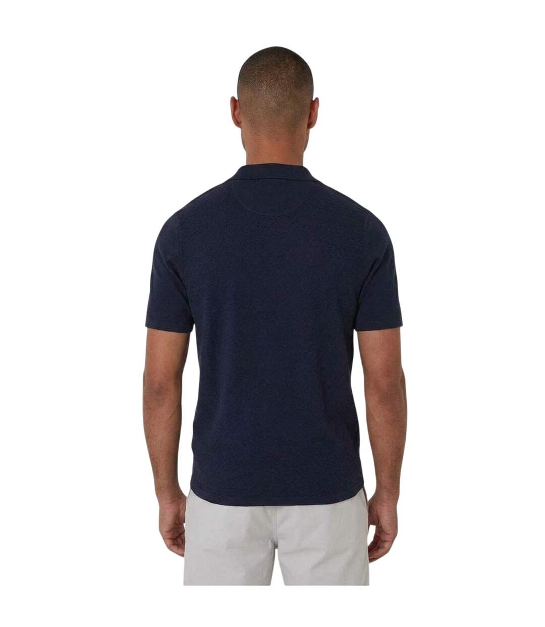 Chemise Motif/style Texturé Homme Bleu Marine Threadbare-2