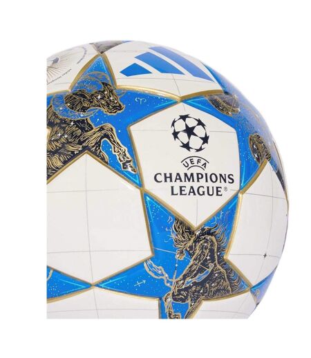 Mini Ballon De Foot Uefa Champions League Mini Blanc Bleu Adidas