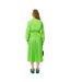 Womens/ladies Colour Block Sweatshirt Dress Green Lacoste-3