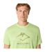 T-shirt Motif/style Logo Fujitrail Homme Vert Asics-4