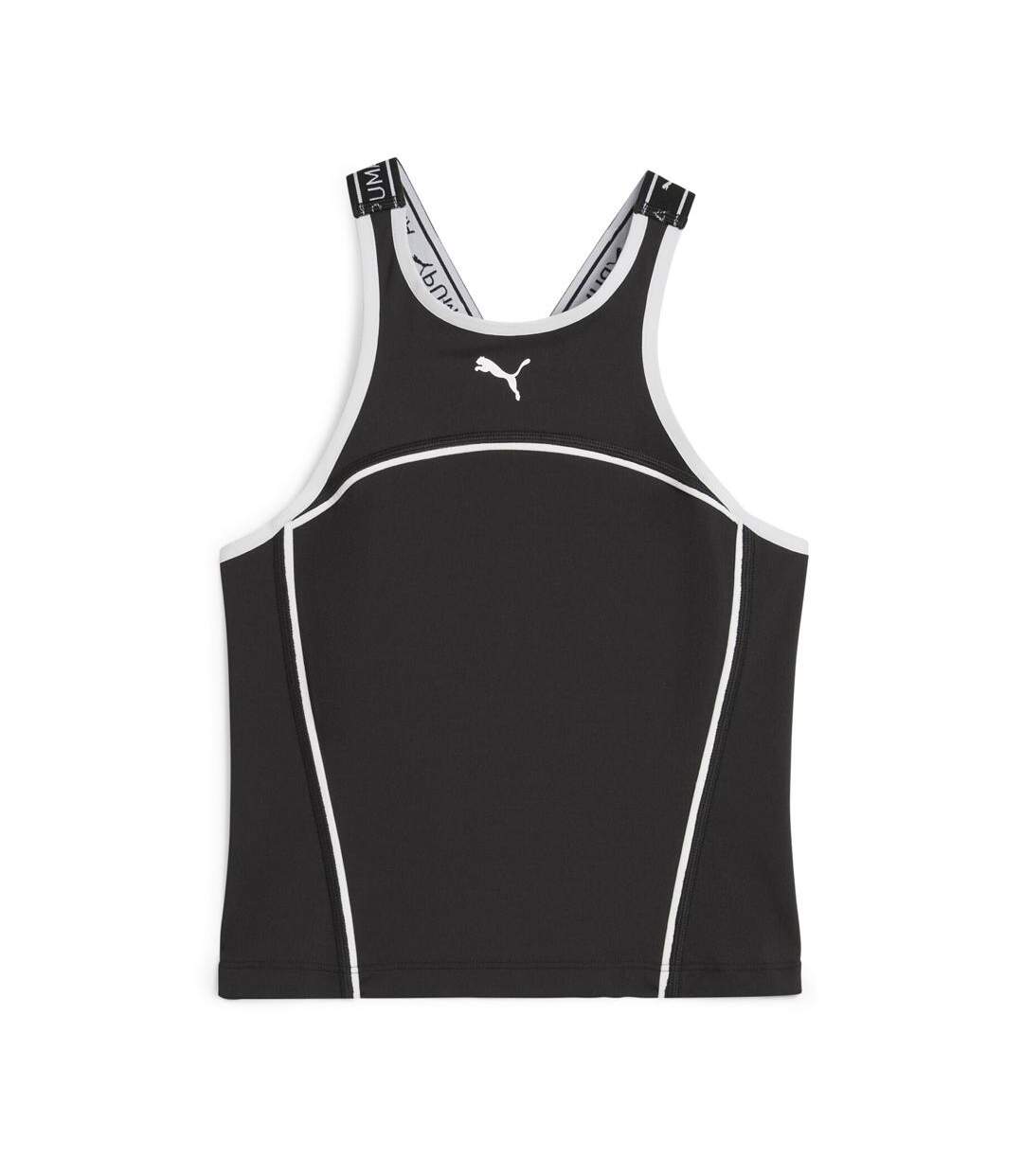 Débardeur noir femme puma fit train strong fitted-1