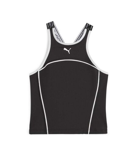 Débardeur noir femme puma fit train strong fitted