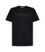T-shirt Bookish Laund Homme Noir Off White-2
