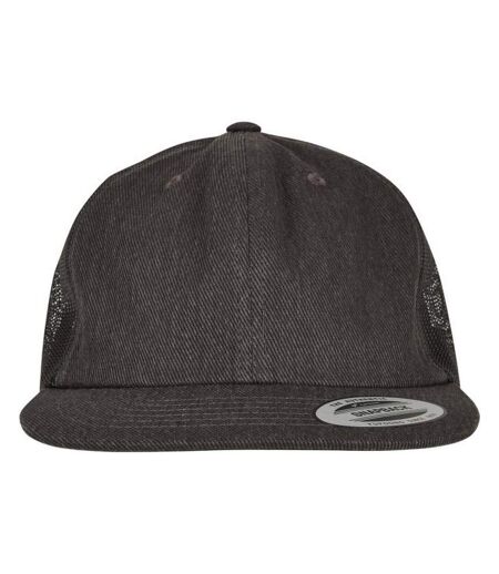 Casquette Trucker Noir Brut Flexfit