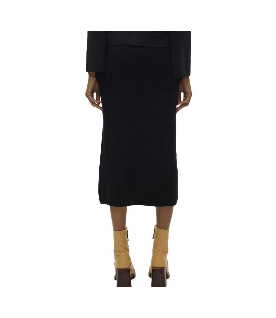 Jupe noire femme vero moda nancy-2
