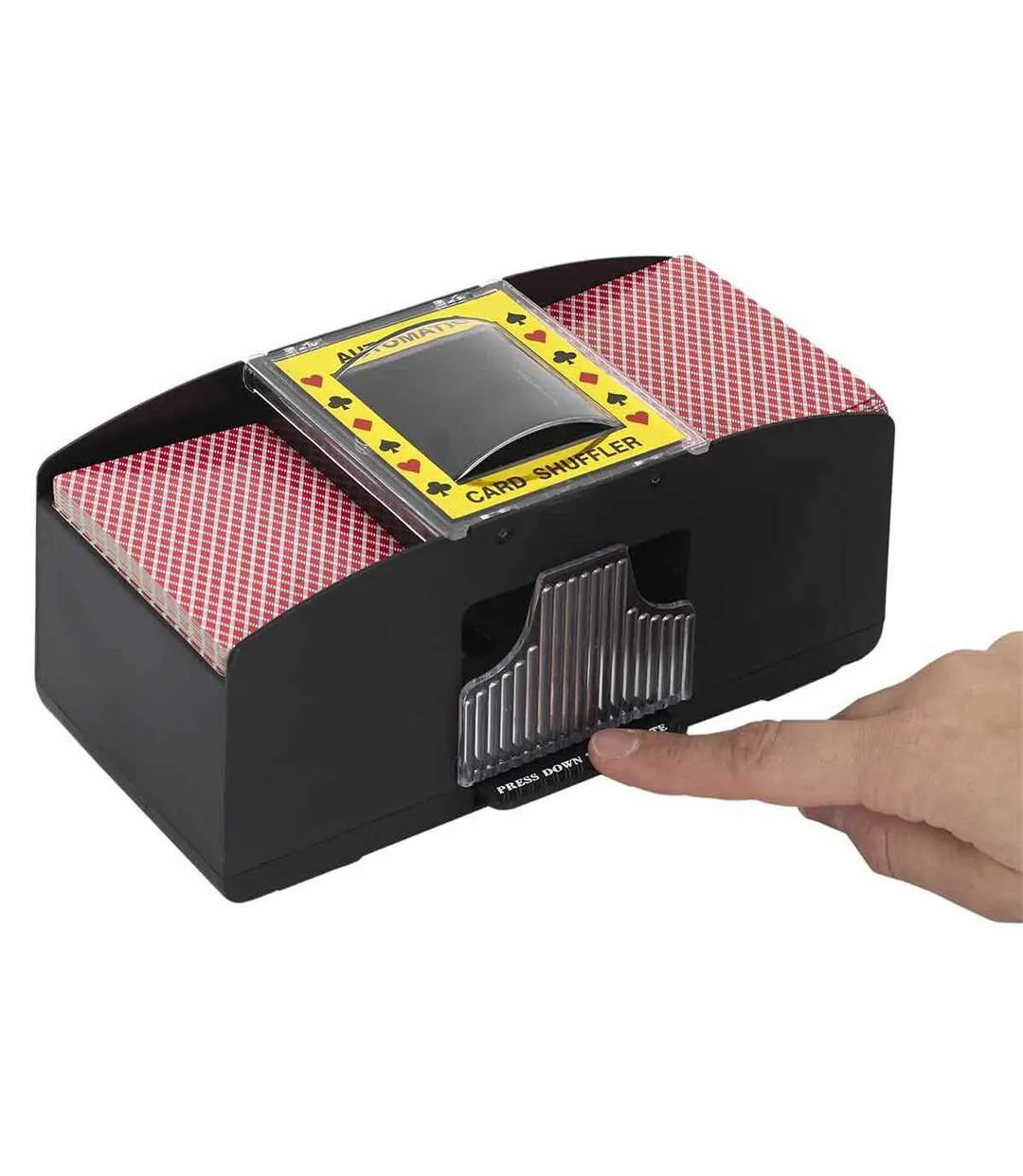 Mélangeur de Cartes Jeux 20cm Noir-3
