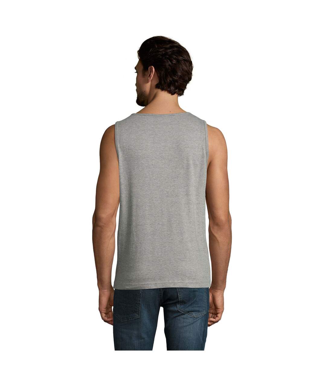 Débardeur Justin Homme Gris Chiné SOLS-2