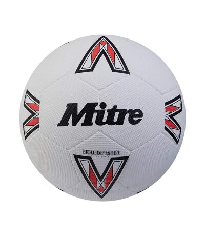 Ballon de foot taille 5 blanc / noir / rouge Mitre