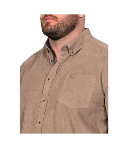Chemise Carey D555 Homme Marron Clair Duke