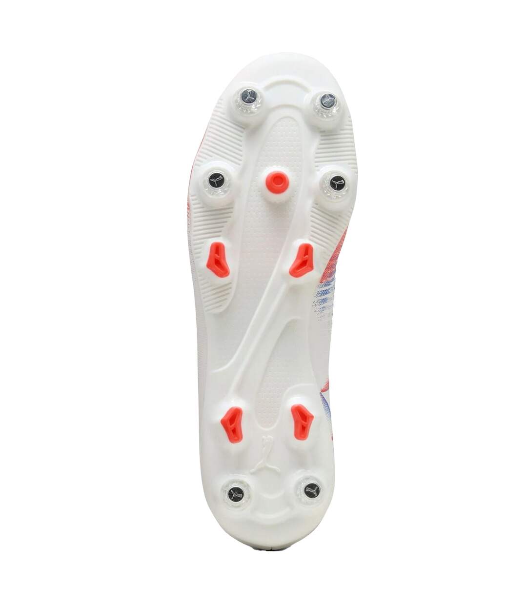 Mens Future 8 Play Graphic Print Soft Ground Football Boots  White Puma-4