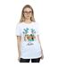 Disney Femmes/Ladies Aladdin Jasmine Abu Rajah Beach Cotton Boyfriend T-Shirt (Blanc) - UTBI48955-2